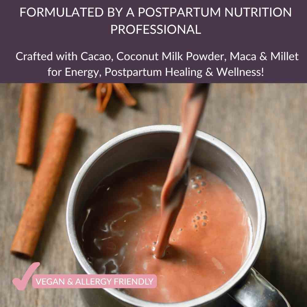 Chai Spice Lactation Hot Chocolate | Organic Dairy-Free Breastfeeding Hot Chocolate | Nourish Mama