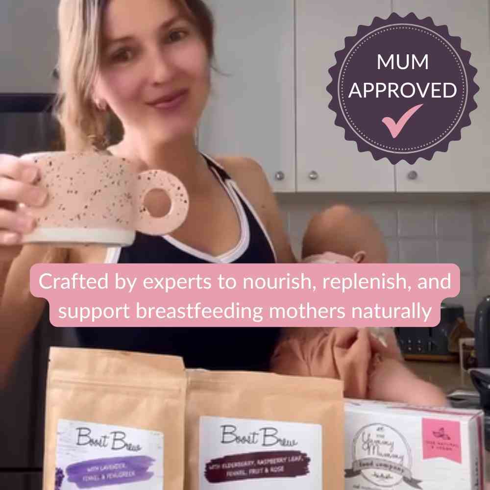 Nella Vosk Nourish Mama Lactation Tea – Lavender Lullaby Blend to Boost Milk Supply