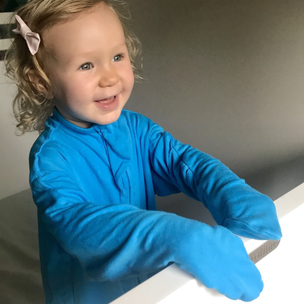 Bamboo Bubby by Nella Vosk — Baby Sleeping Bag with Scratch Sleeves | Eczema Sleepwear