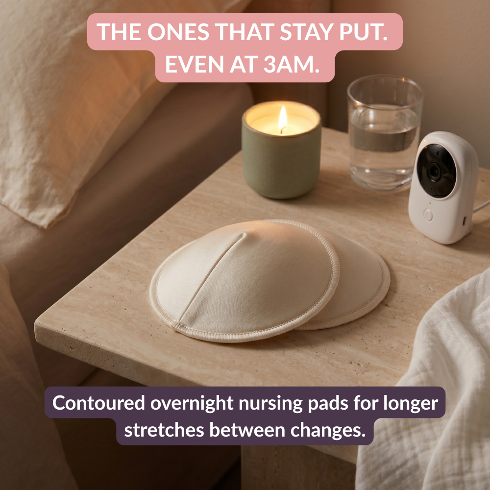 Reusable Nursing Pads — Contoured Night Pad Refill (6-Pack)