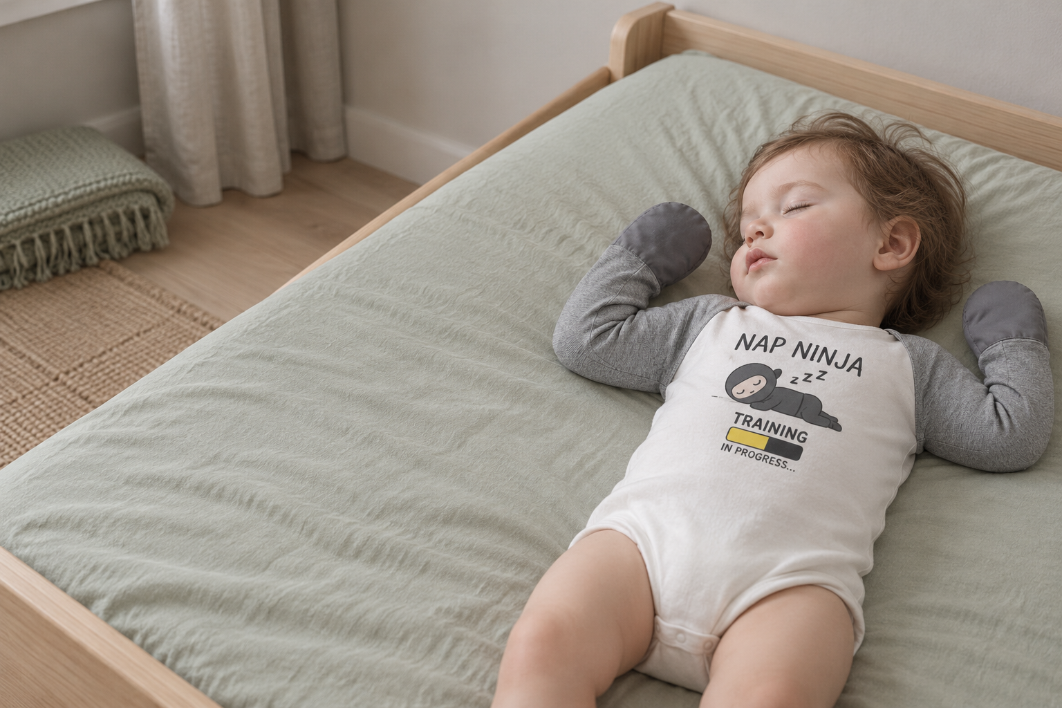 Bamboo Bubby Eczema Sleep Kit | Sleeping Bag + Mitten Sleeves + Nap Ninja