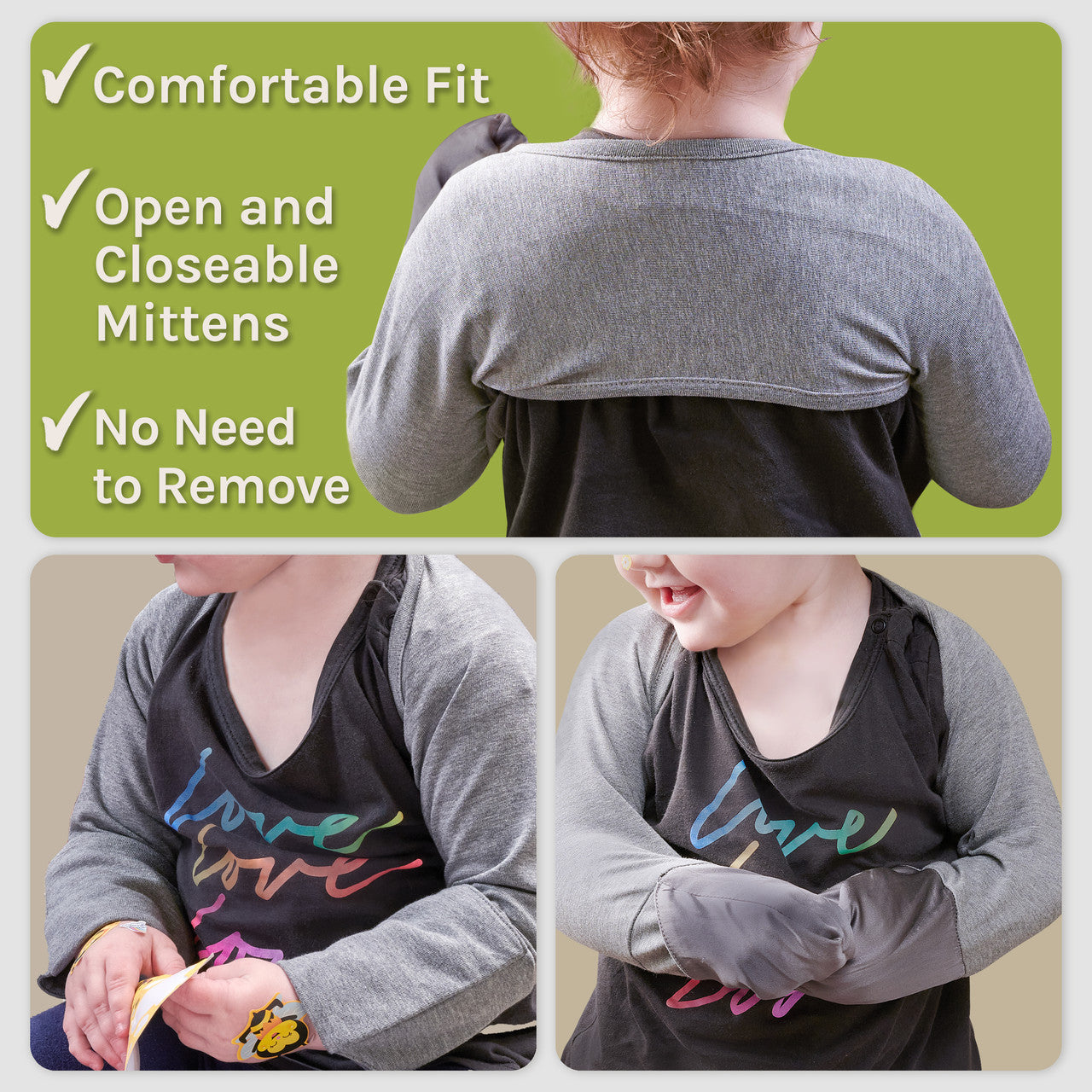 Bamboo Bubby Eczema Mitten Sleeve