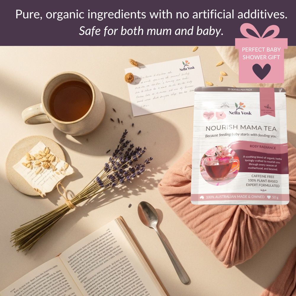 Nella Vosk Nourish Mama Rosy Radiance Pregnancy & Lactation Tea