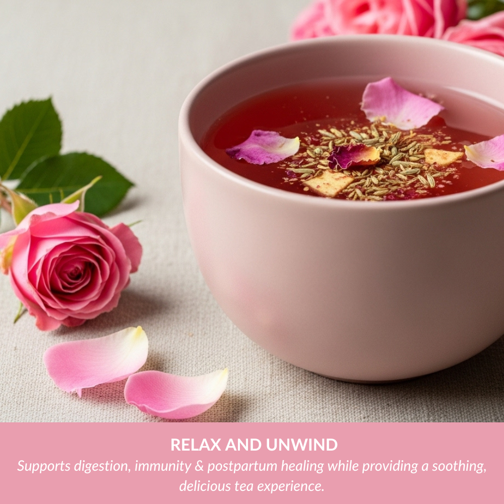 Nella Vosk Nourish Mama Rosy Radiance Pregnancy & Lactation Tea