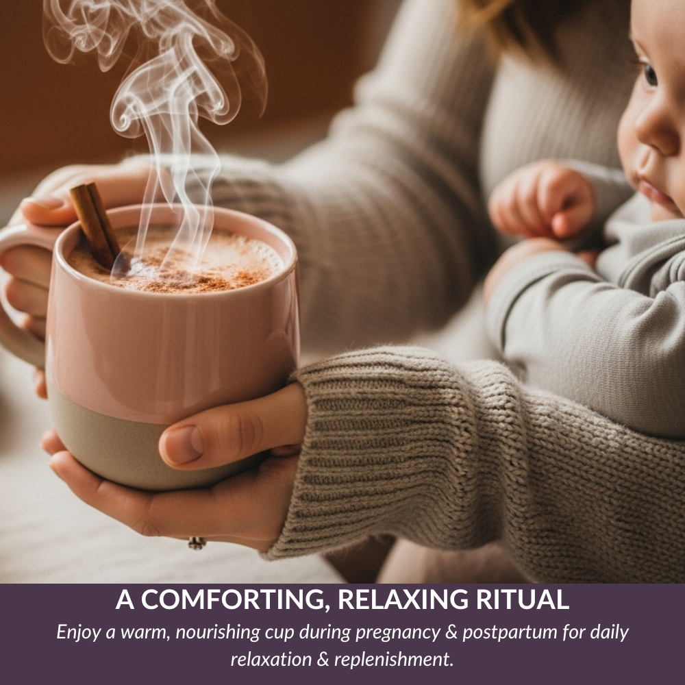 Chai Spice Lactation Hot Chocolate | Organic Dairy-Free Breastfeeding Hot Chocolate | Nourish Mama