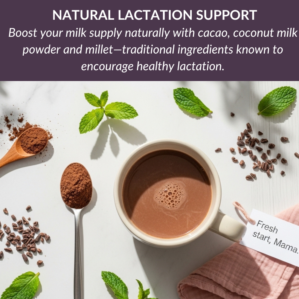 Nella Vosk Nourish Mama Hot Chocolate - Choc Mint Lactation Support Blend
