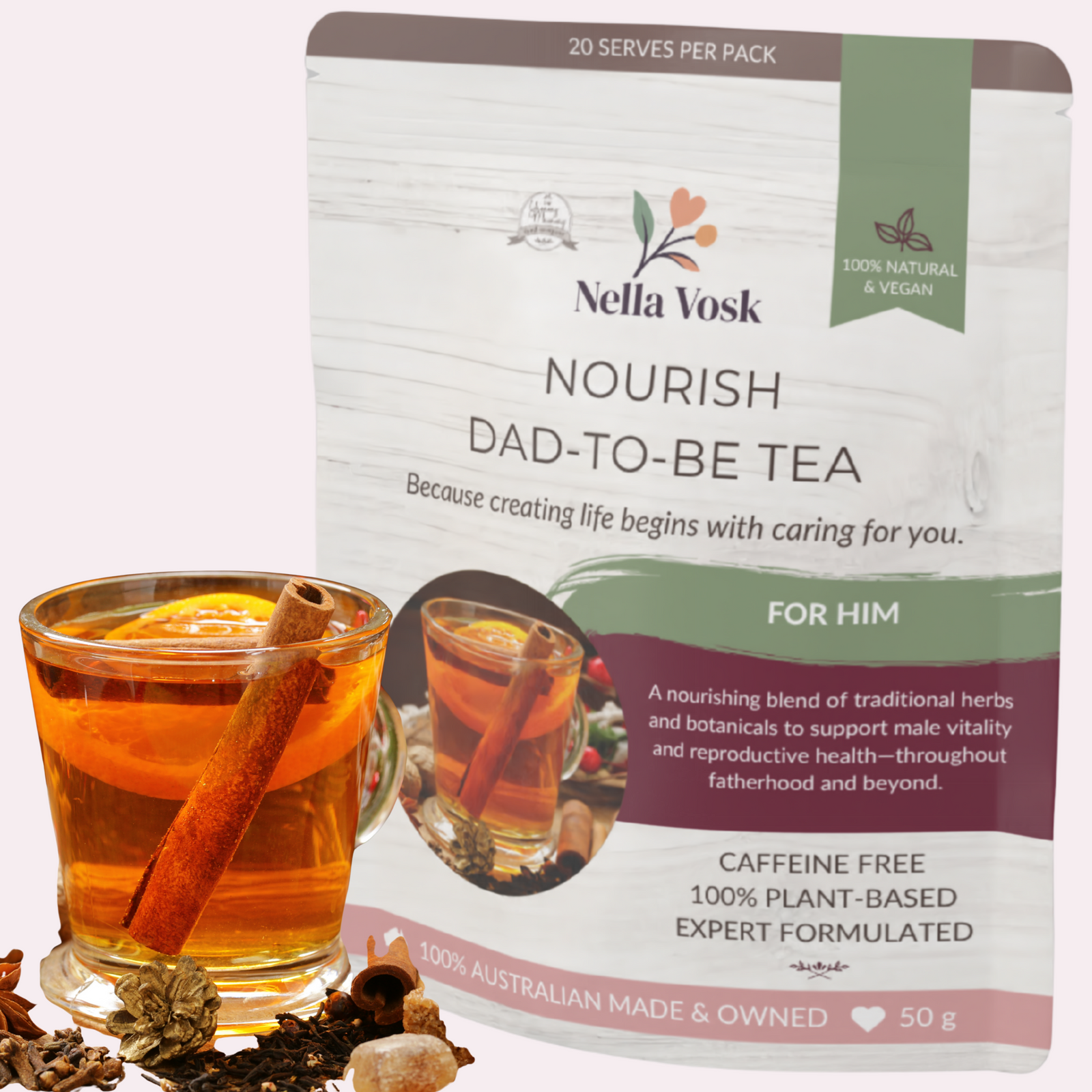 Nourish Dad-To-Be Fertility Tea