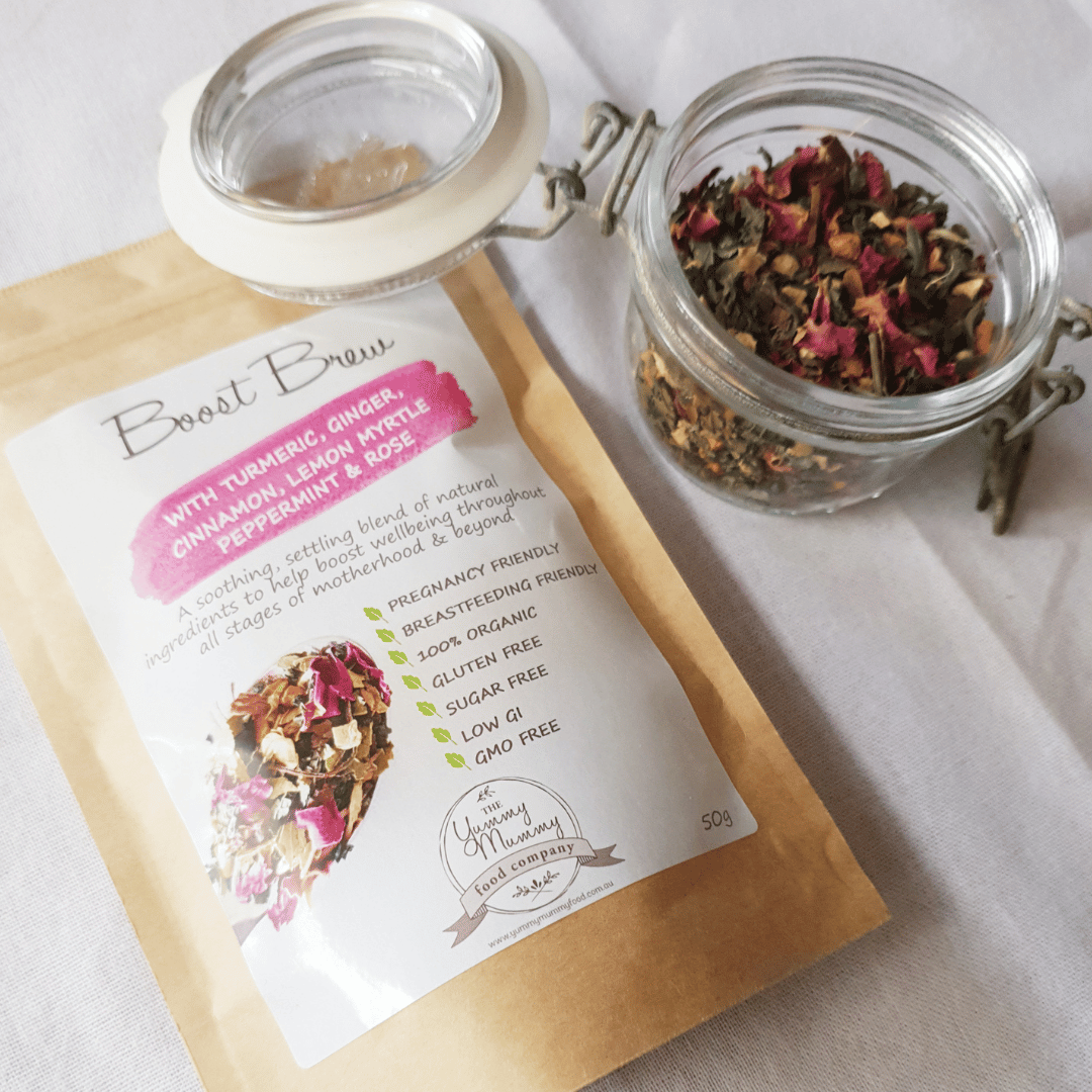 Nella Vosk Nourish Mama Pregnancy & Lactation Tea – Nausea Relief to Milk Supply Support