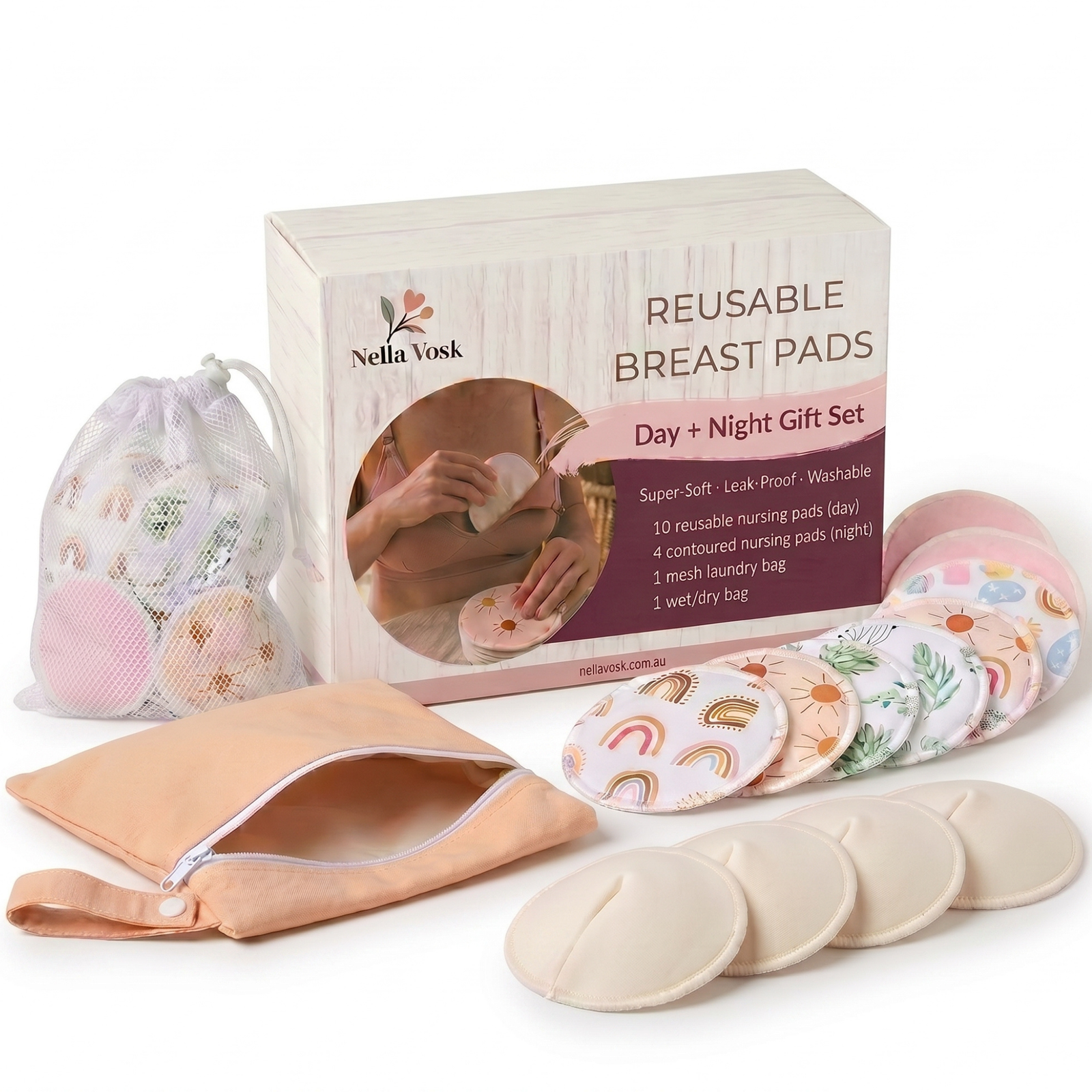 Day + Night Reusable Nursing Pad Gift Set