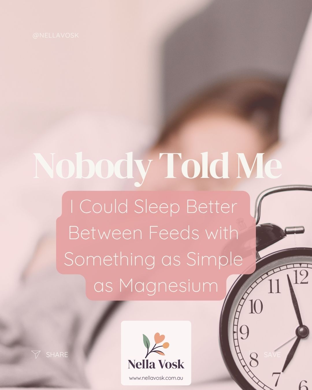 Nobody Told Me I Could Sleep Better Between Feeds with Something as Simple as Magnesium