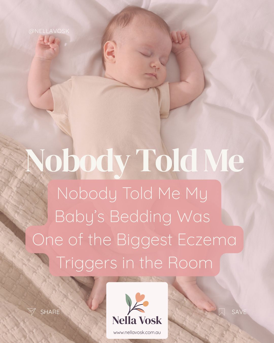 Nobody Told Me My Baby’s Bedding Was One of the Biggest Eczema Triggers in the Room