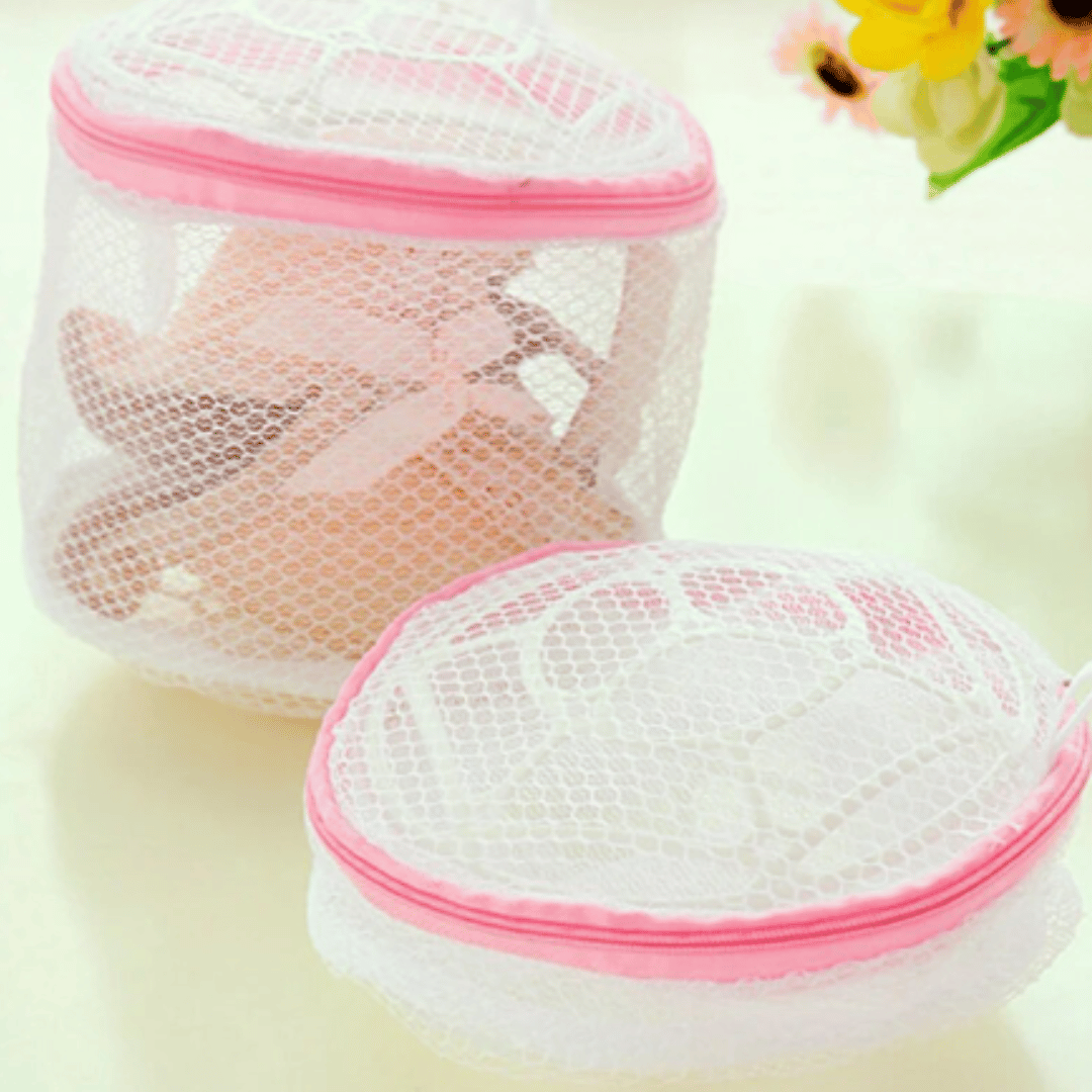 Nella Vosk Bamboo Nursing Pads – Reusable Breast Pads (Set of 14 + Laundry Bag)