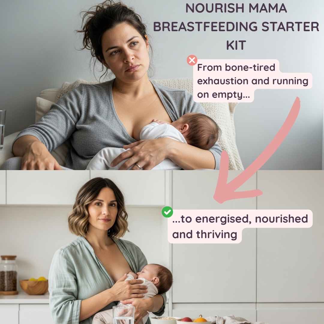 Nourish Mama Breastfeeding Starter Kit | Postpartum Recovery Kit for Low Milk Supply