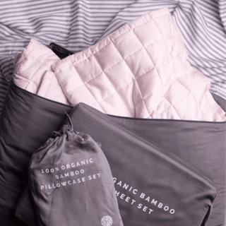 Bamboo Quilted Bedspread | Organic Bamboo Coverlet for Sensitive  & Eczema-Prone Skin | Single, Queen & King | Bamboo Bubby by  Nella Vosk - Single / White