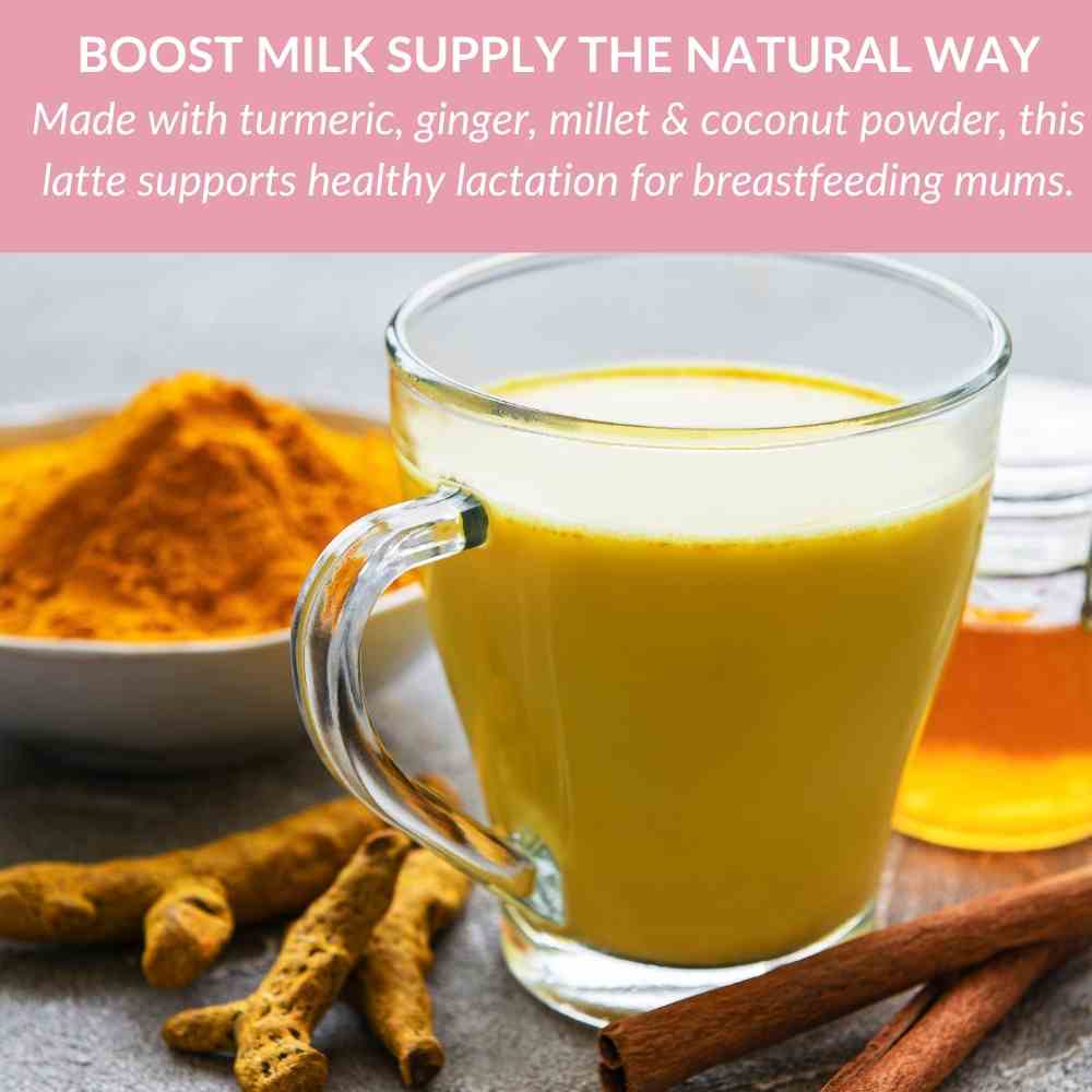 Nella Vosk Nourish Mama Golden Latte – Pregnancy Nausea, Postpartum Recovery & Lactation Support