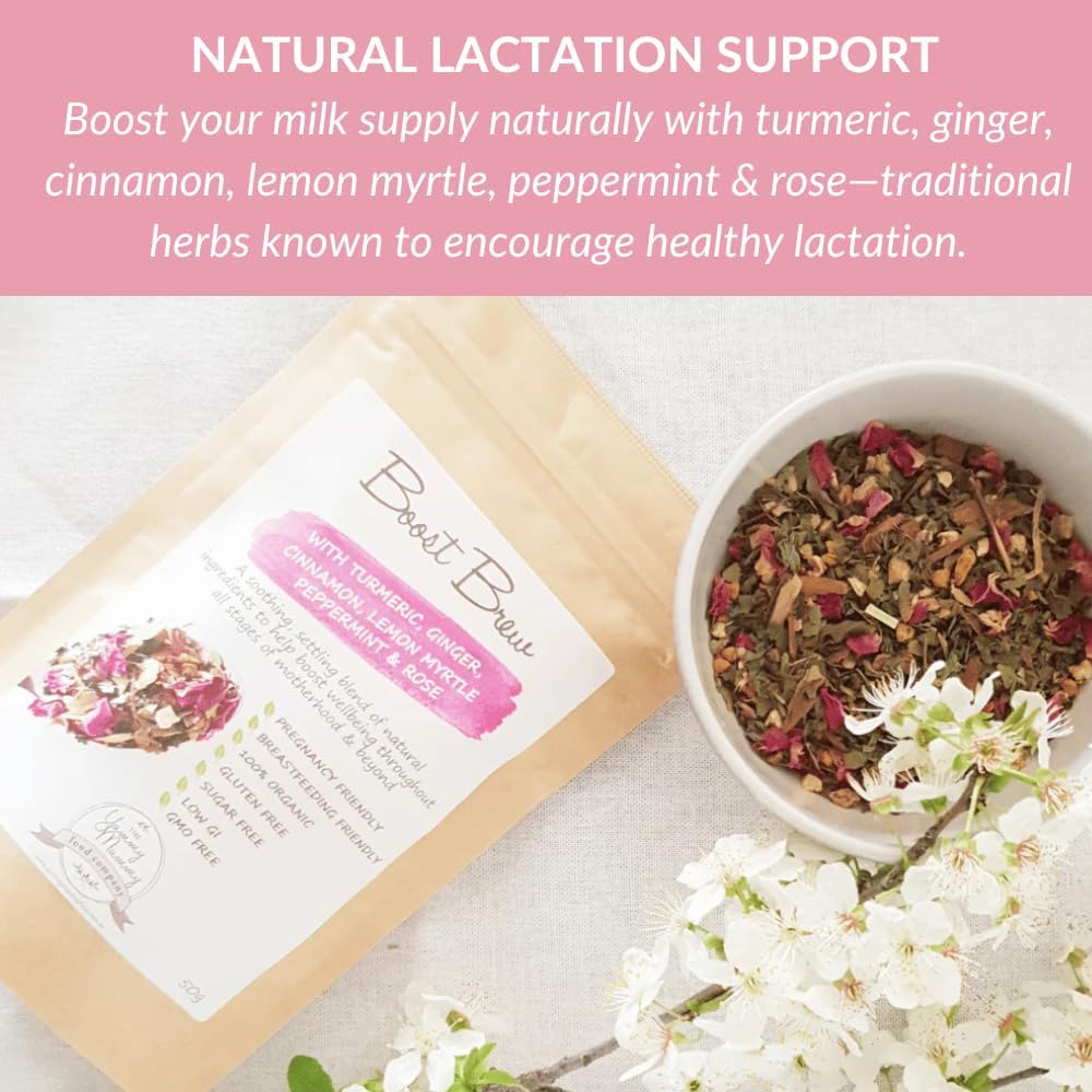 Nella Vosk Nourish Mama Pregnancy & Lactation Tea – Nausea Relief to Milk Supply Support