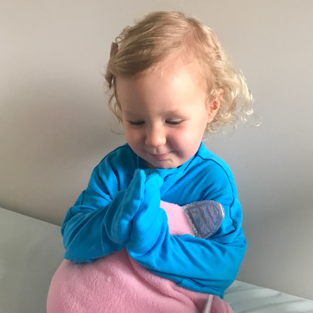 Bamboo Baby Sleeping Bag with Mitten Sleeves for Eczema Relief