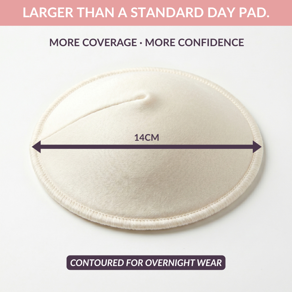 Reusable Nursing Pads — Contoured Night Pad Refill (6-Pack)
