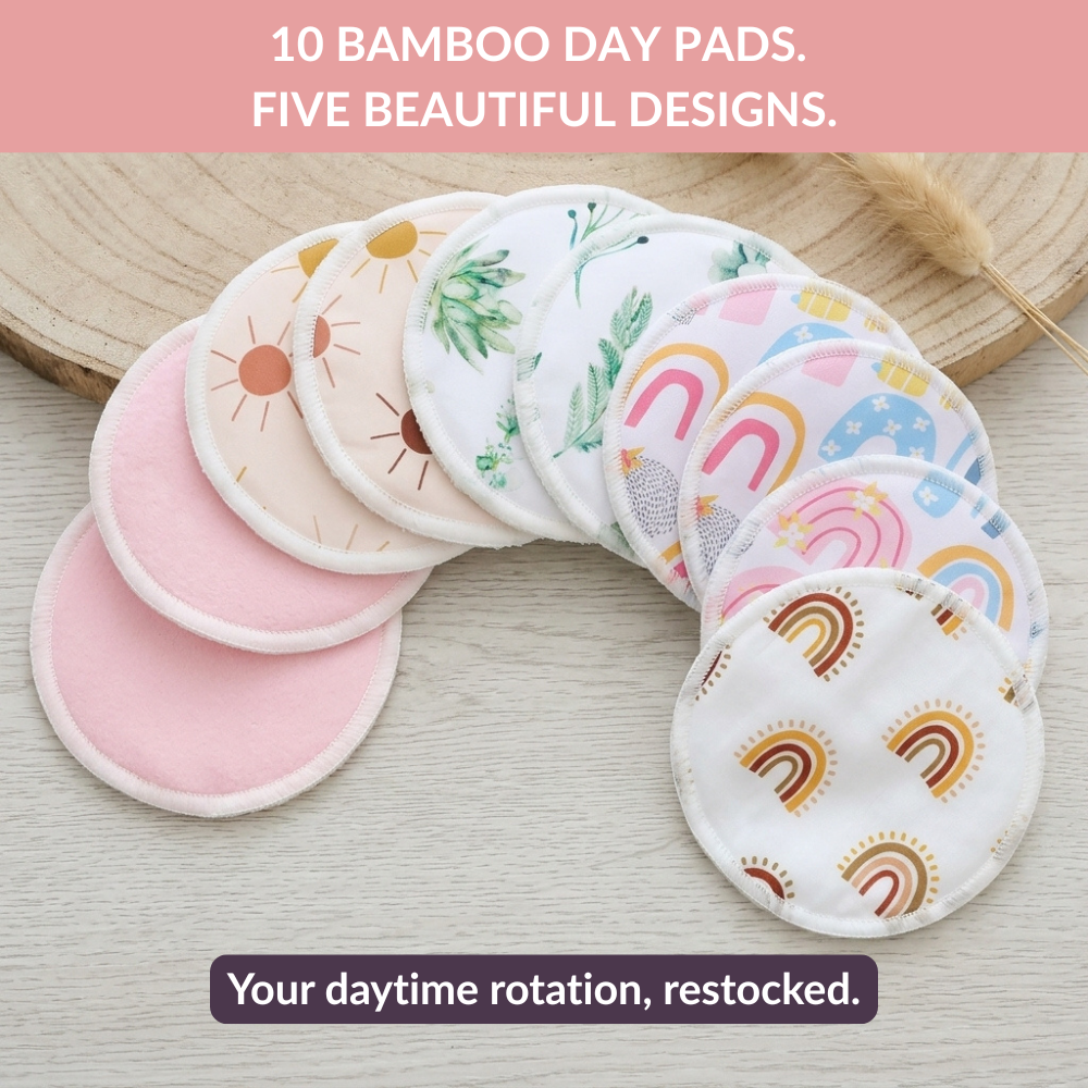Reusable Breast Pads — Bamboo Day Pad Refill (10-Pack)