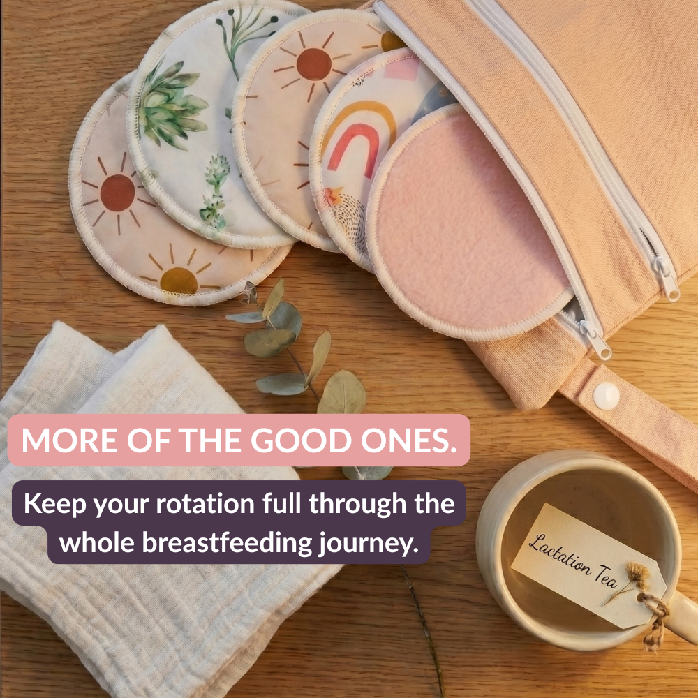 Reusable Breast Pads — Bamboo Day Pad Refill (10-Pack)
