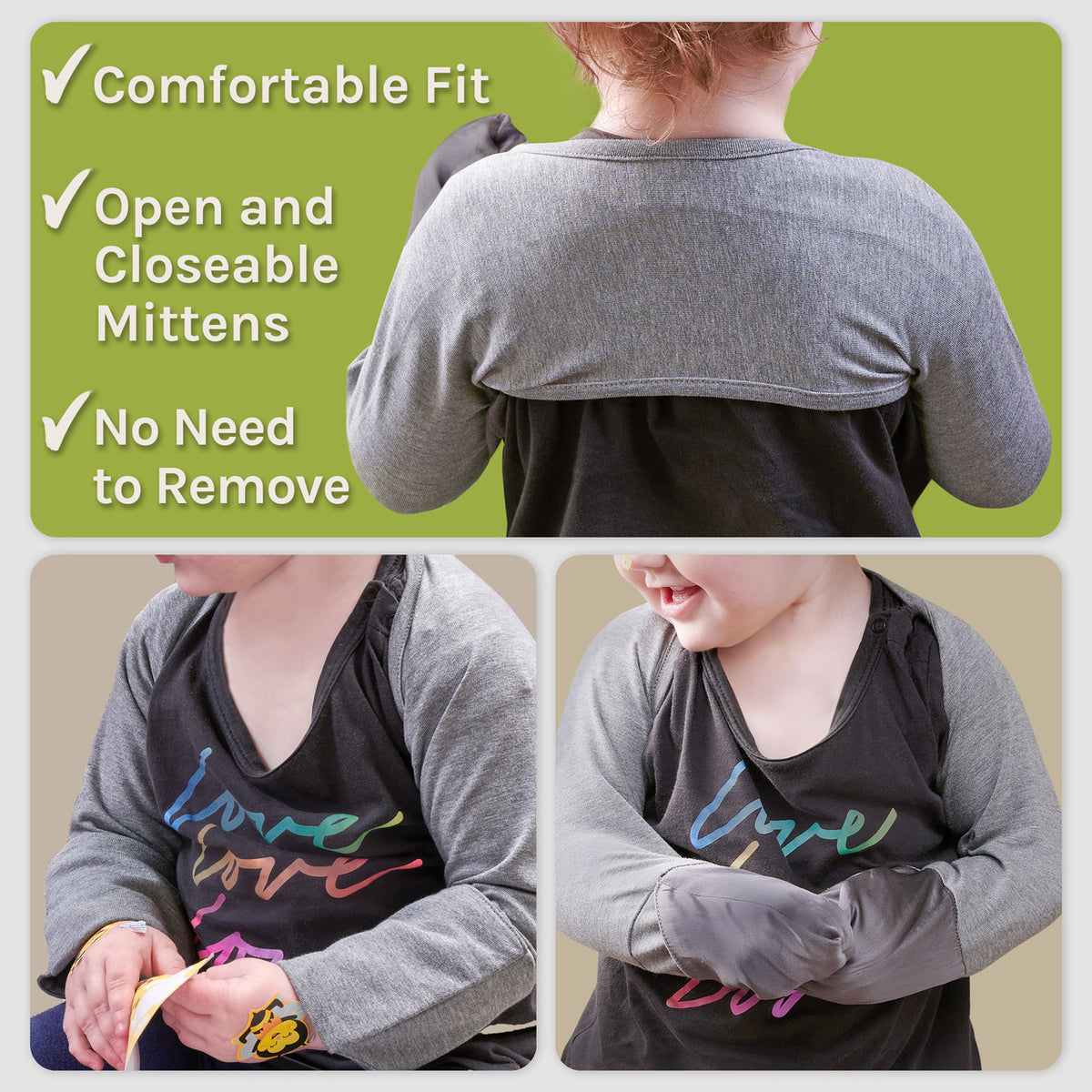 Bamboo Bubby Eczema Mitten Sleeve