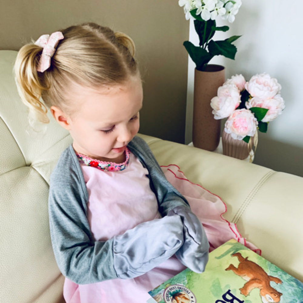 Bamboo Eczema Mitten Sleeves for Babies & Kids – Scratch Sleeves for Scratch-Free Comfort