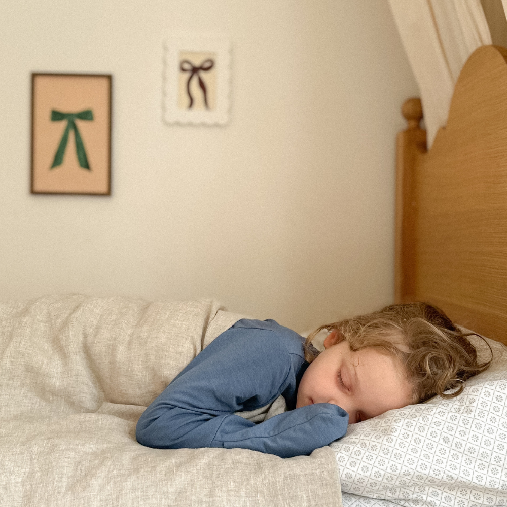 Bamboo Bubby Kids Bamboo Long Sleeve Top & Bamboo Pants Pajama Set – With Eczema Sleeves