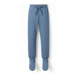Bamboo Bubby by Nella Vosk — Bamboo Footed Pants for Teens & Adults | Eczema Pants - Midnight Blue / XS
