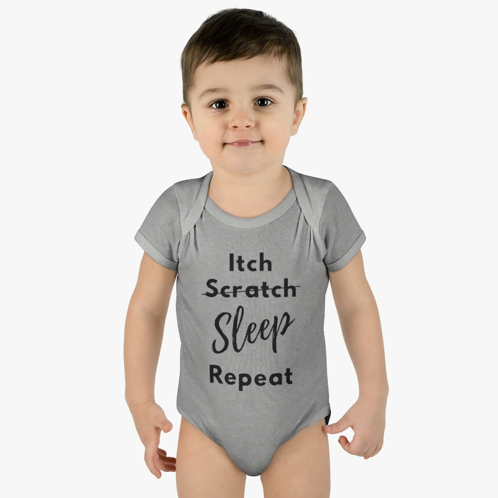 Baby Bodysuit Eczema Clothing Providing Itchy Skin Relief Eczema Treatment