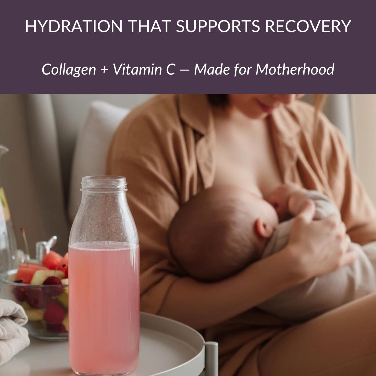 Nella Vosk Nourish Mama Recovery Hydration Powder – Watermelon Cherry