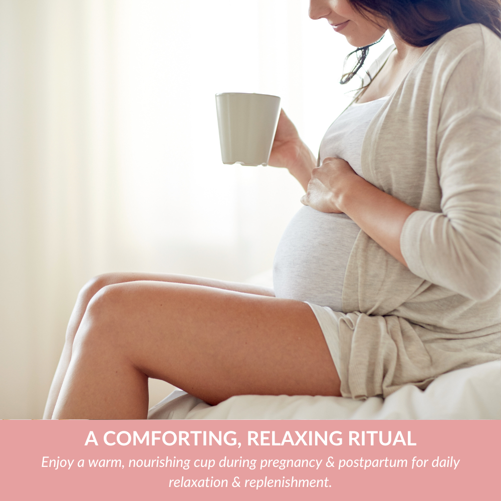 Nella Vosk Nourish Mama Pregnancy & Lactation Tea – Rosy Radiance - Nausea Relief to Milk Supply Support
