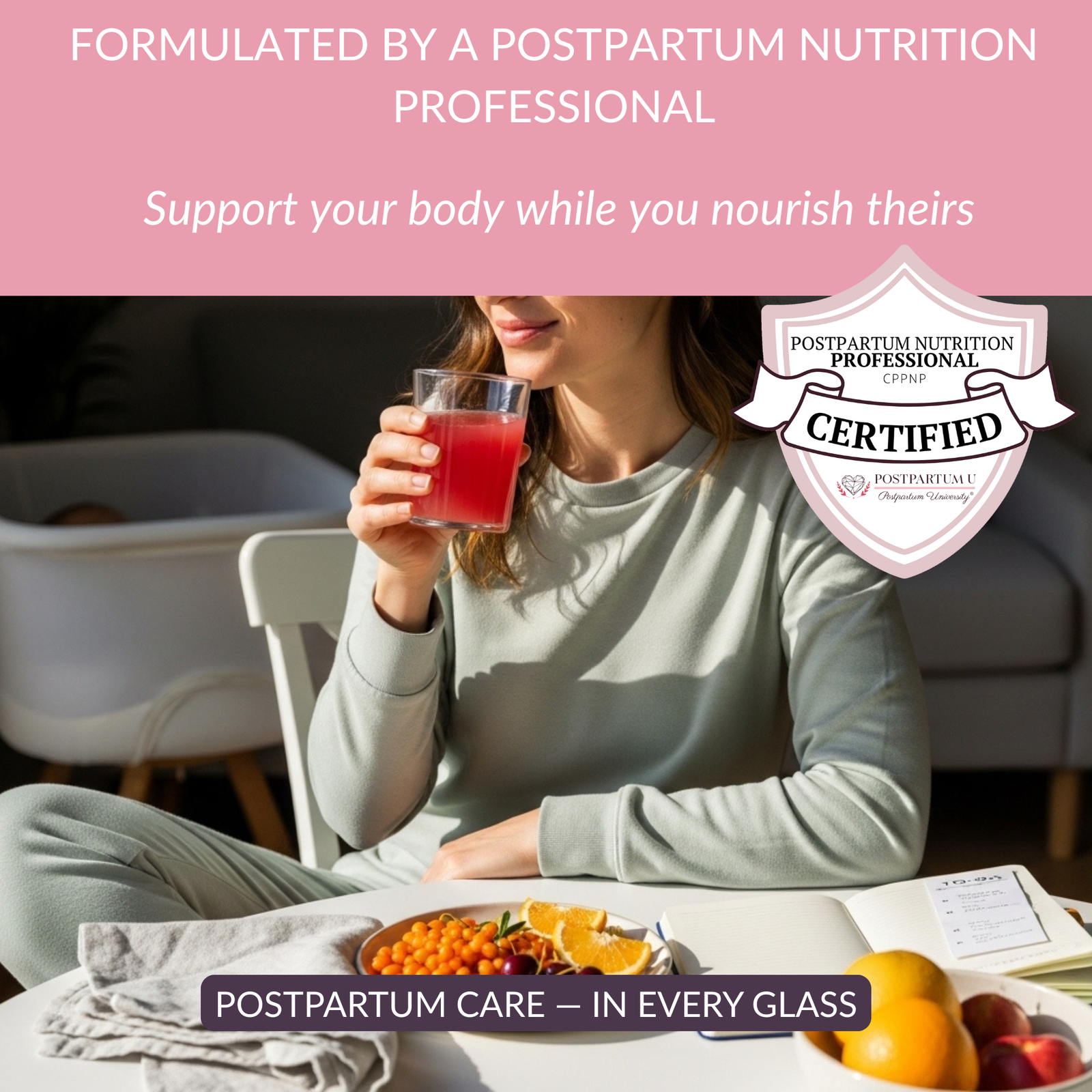 Nella Vosk Nourish Mama Recovery Hydration Powder – Watermelon Cherry