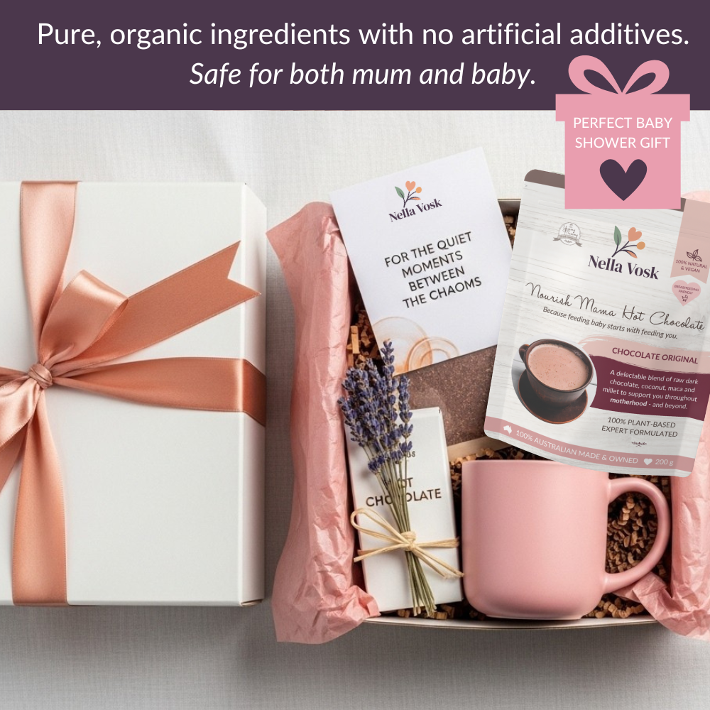 Nella Vosk Nourish Mama Hot Chocolate – Original Lactation Support Blend