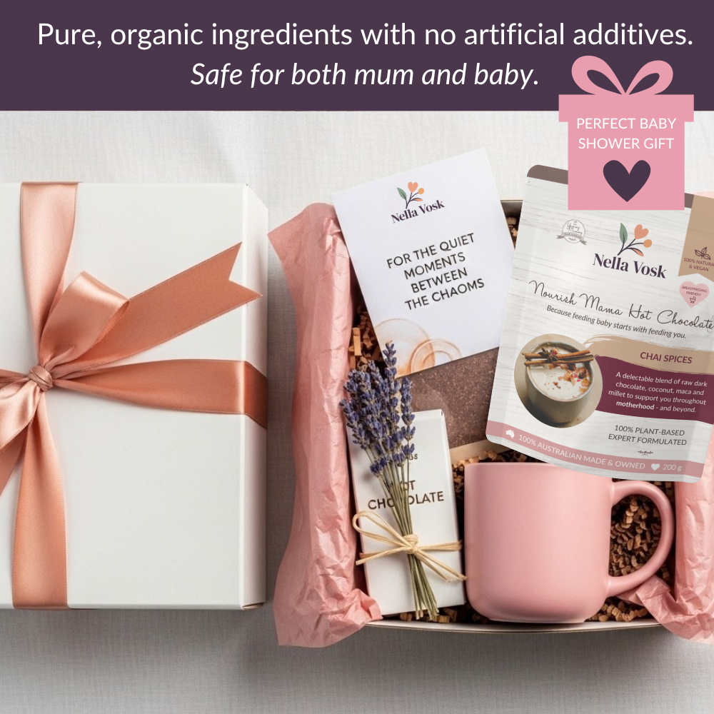 Nella Vosk Nourish Mama Hot Chocolate - Chai Spices Lactation Support Blend