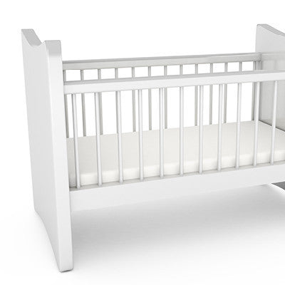 Bamboo Cot Sheets - White