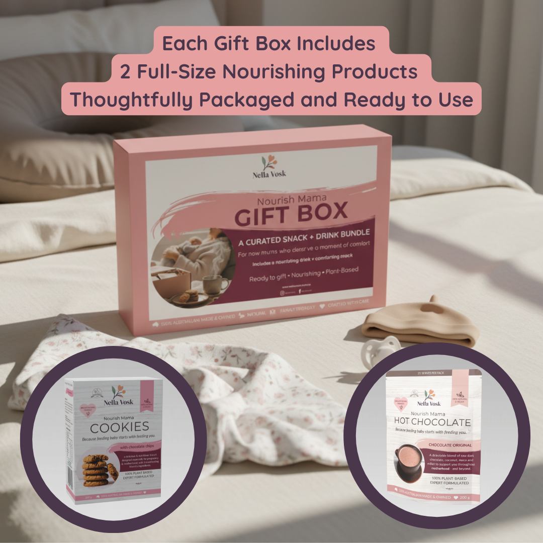 Postpartum Gift Box – Lactation Cookies + Lactation Hot Chocolate