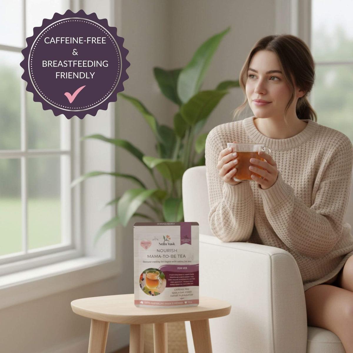 Nella Vosk Nourish Mama-To-Be Tea | Organic Pre-Pregnancy Herbal Blend | For Her