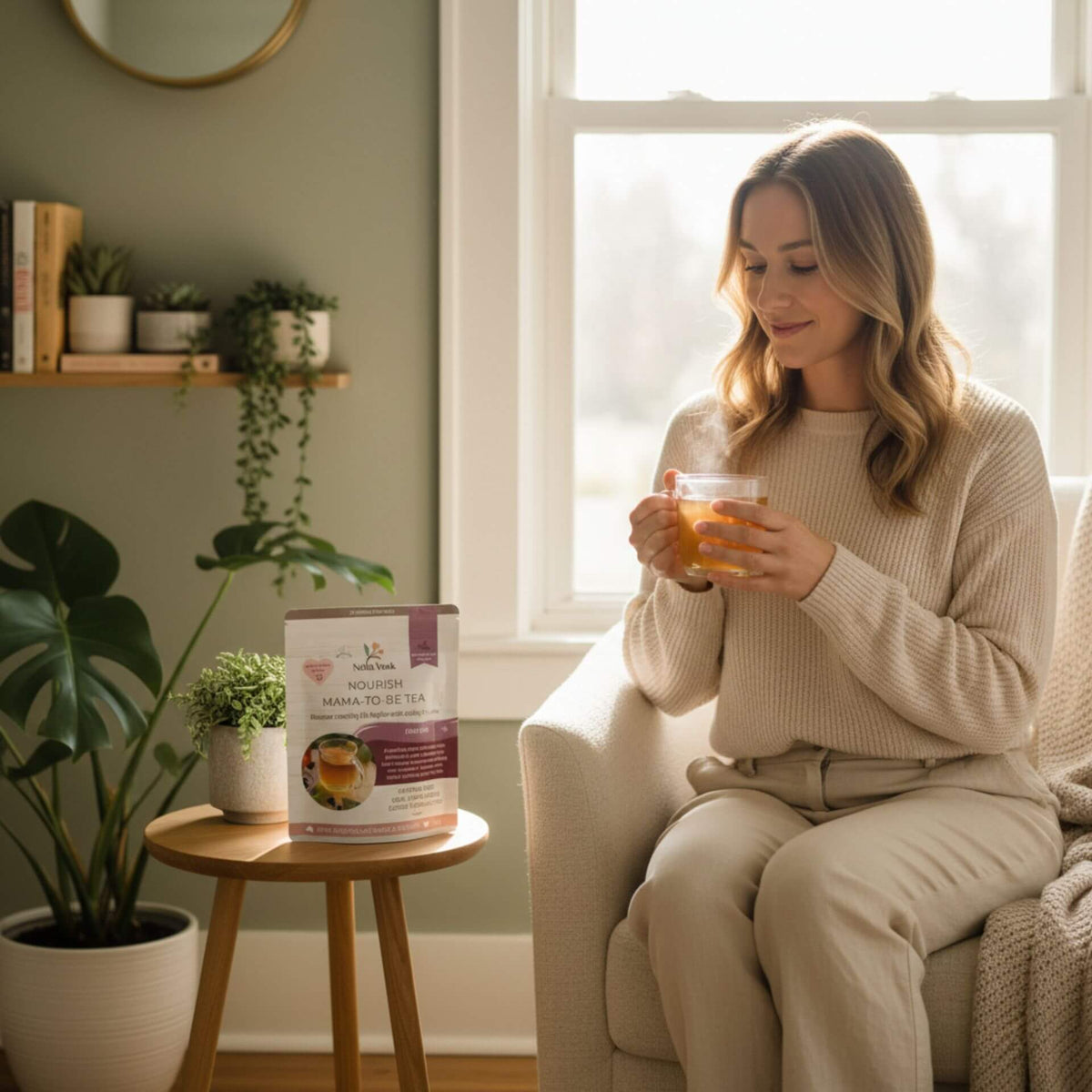 Nella Vosk Nourish Mama-To-Be Tea | Organic Pre-Pregnancy Herbal Blend | For Her