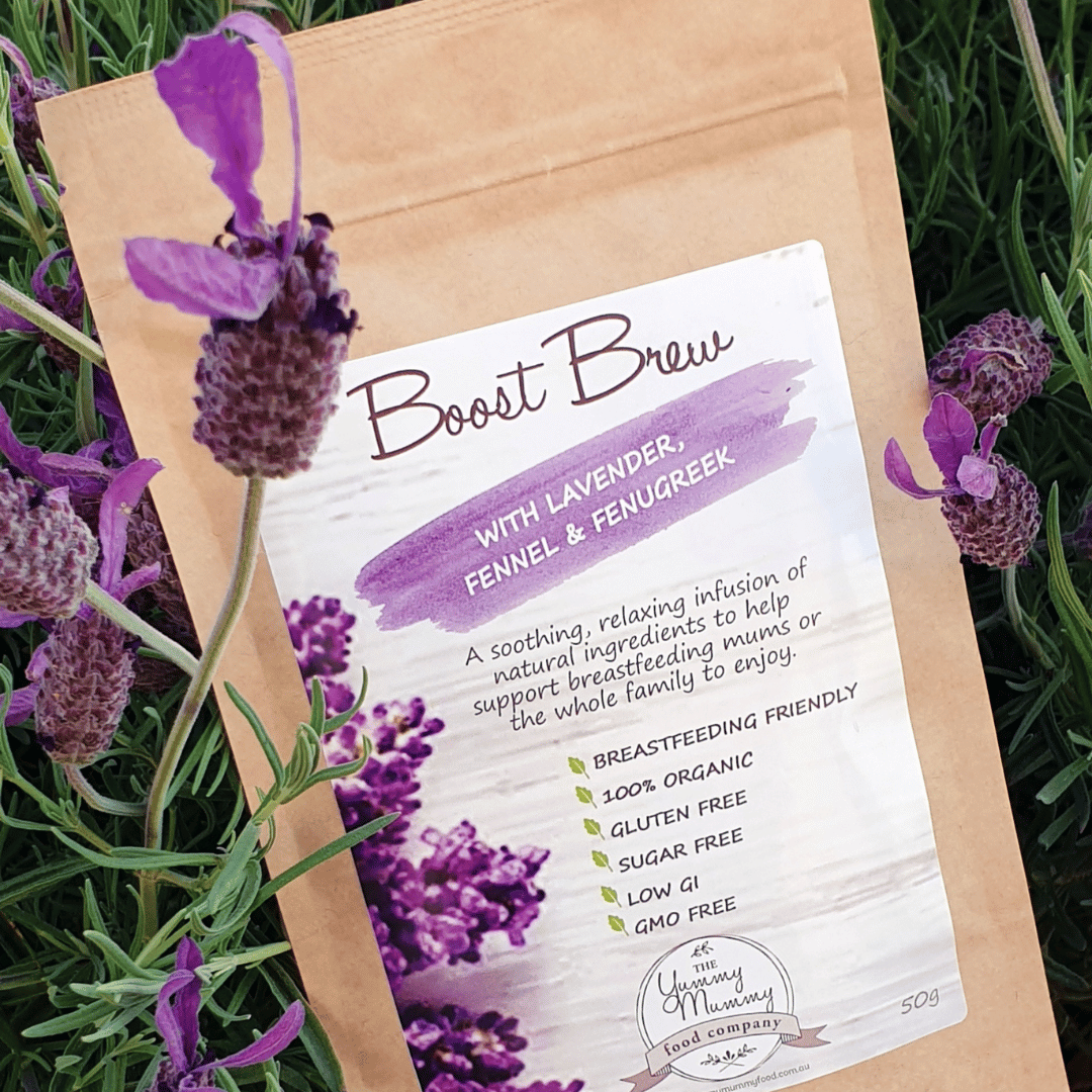 Nella Vosk Nourish Mama Lactation Tea – Lavender Lullaby Blend to Boost Milk Supply