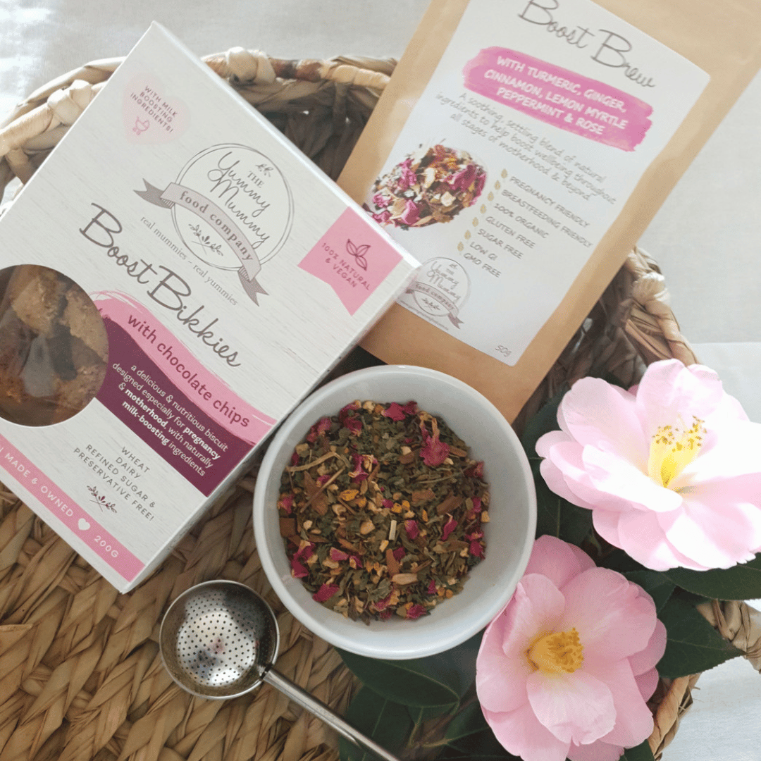 Nella Vosk Nourish Mama Pregnancy & Lactation Tea – Nausea Relief to Milk Supply Support