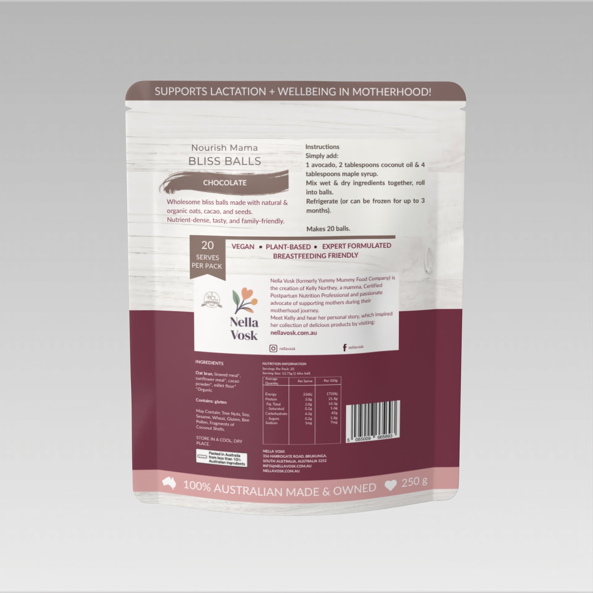 Nourish Mama Lactation Bliss Balls