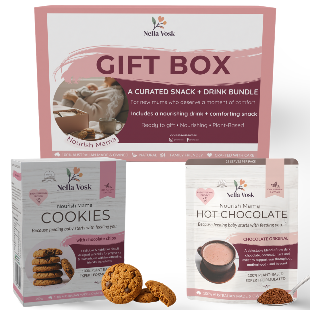 Postpartum Gift Box – Lactation Cookies + Lactation Hot Chocolate