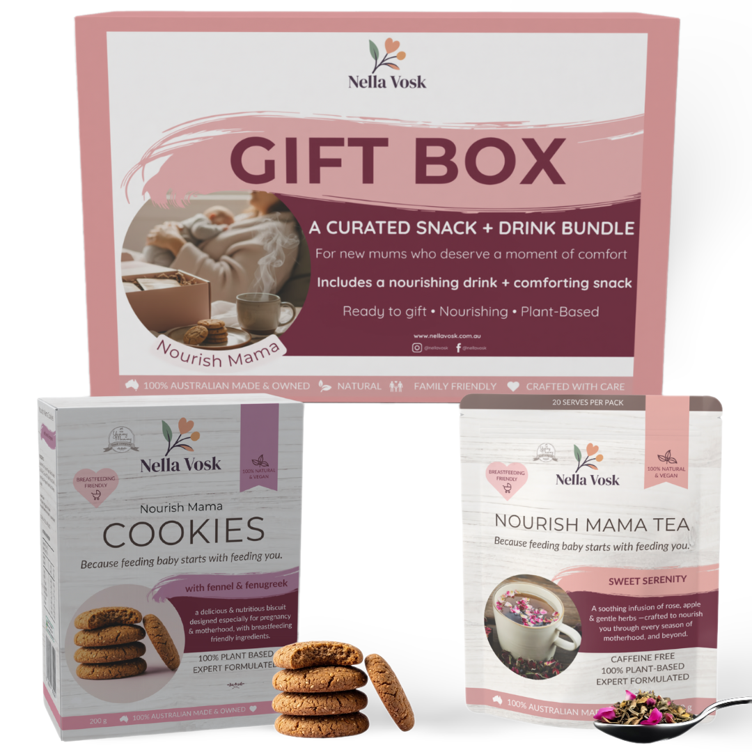 Breastfeeding Gift Box – Lactation Cookies + Lactation Tea Gift Box