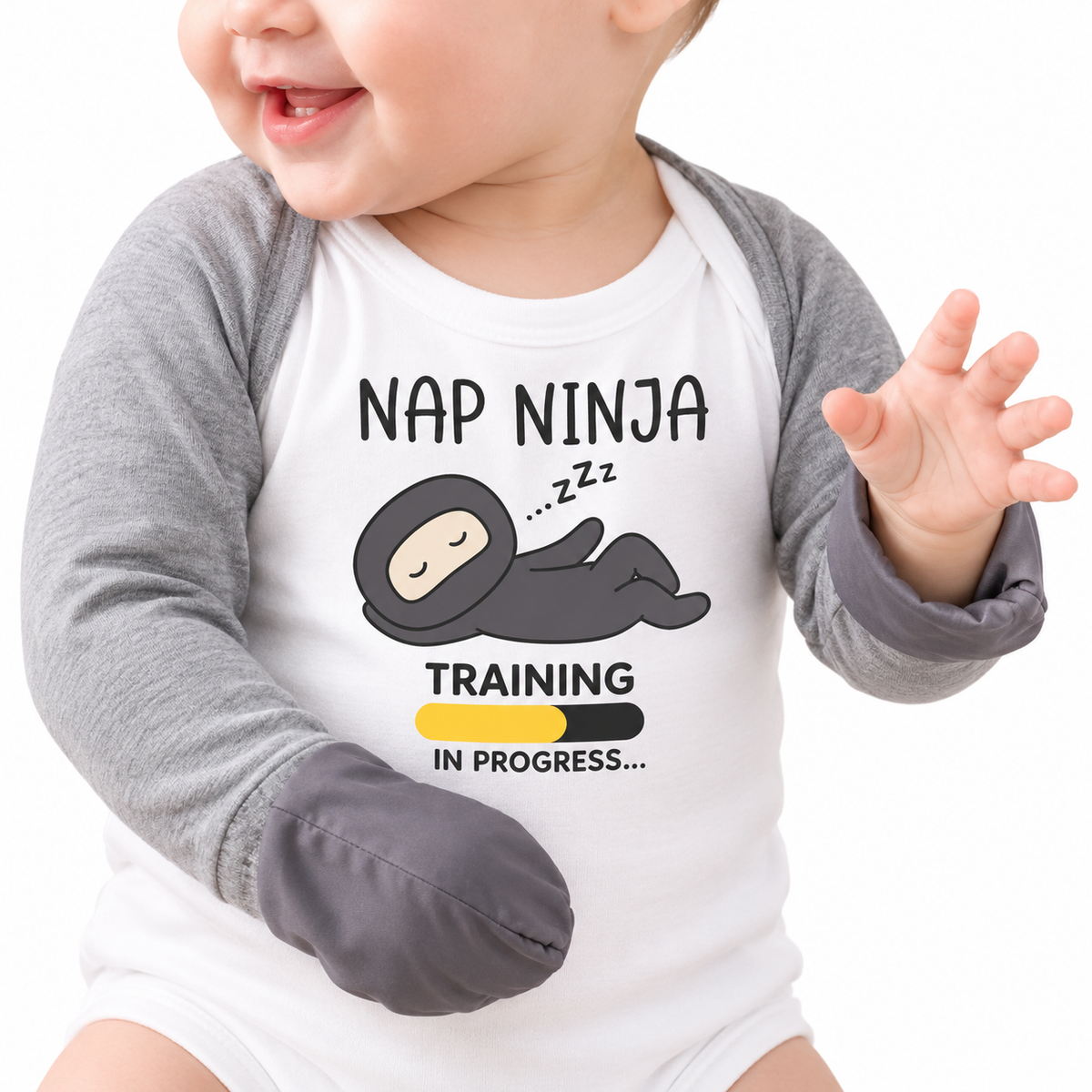 Newborn Eczema Set - Newborn Bamboo Clothing with Silk Mitten Sleeves