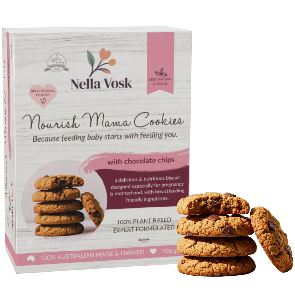 Nella Vosk Lactation Cookie Gift Hamper – Baby Shower Present