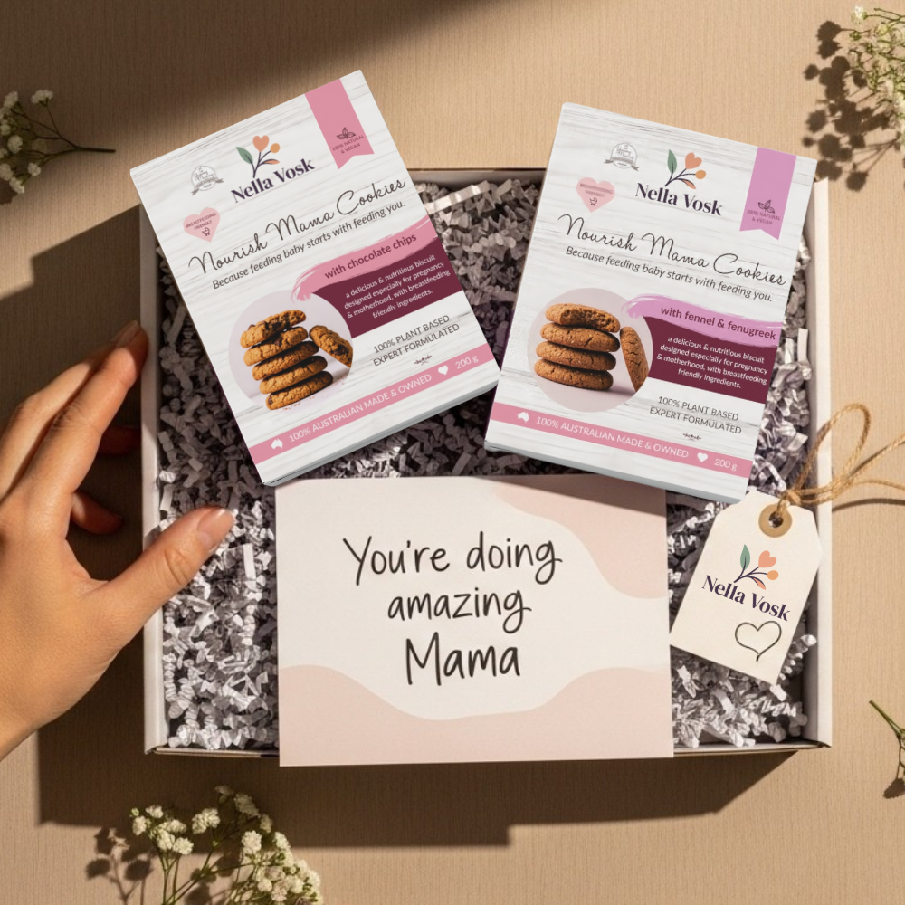 Nella Vosk Lactation Cookie Gift Hamper – Baby Shower Present