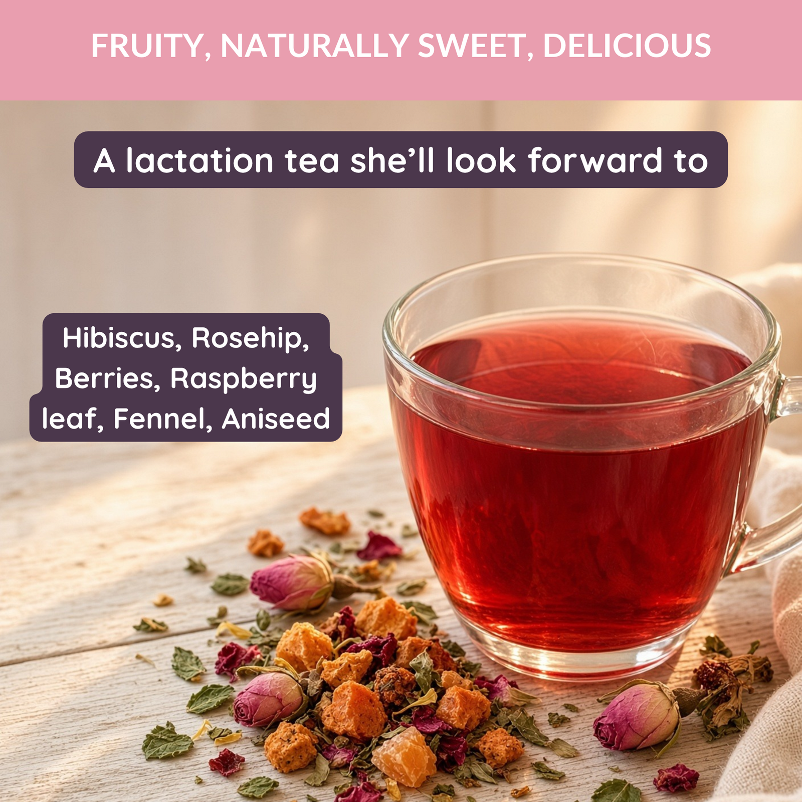 Nella Vosk Nourish Mama Sweet Serenity Lactation Tea Gift Set