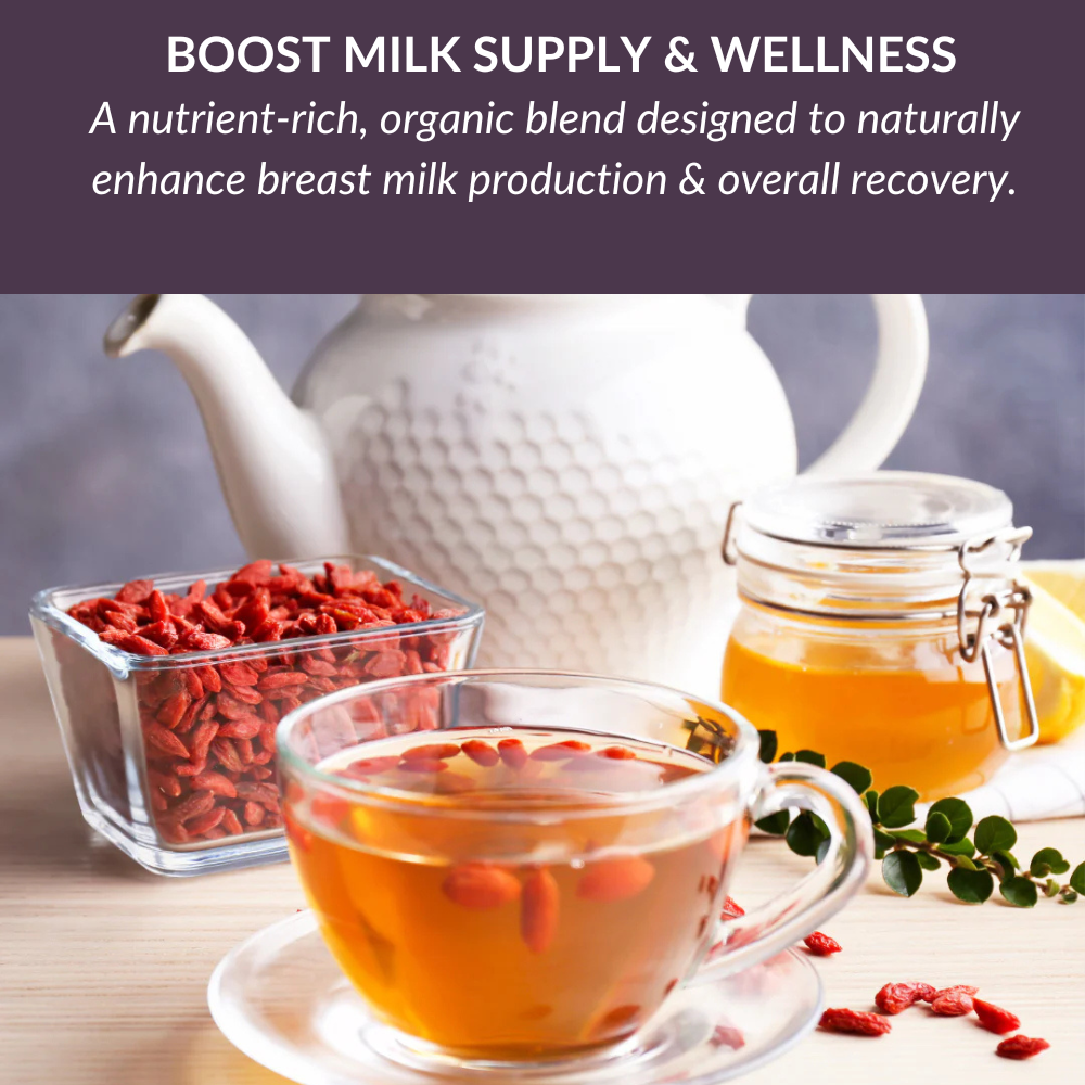 Nella Vosk Nourish Mama Lactation Tea - Berry Bliss for Postpartum & Milk Supply