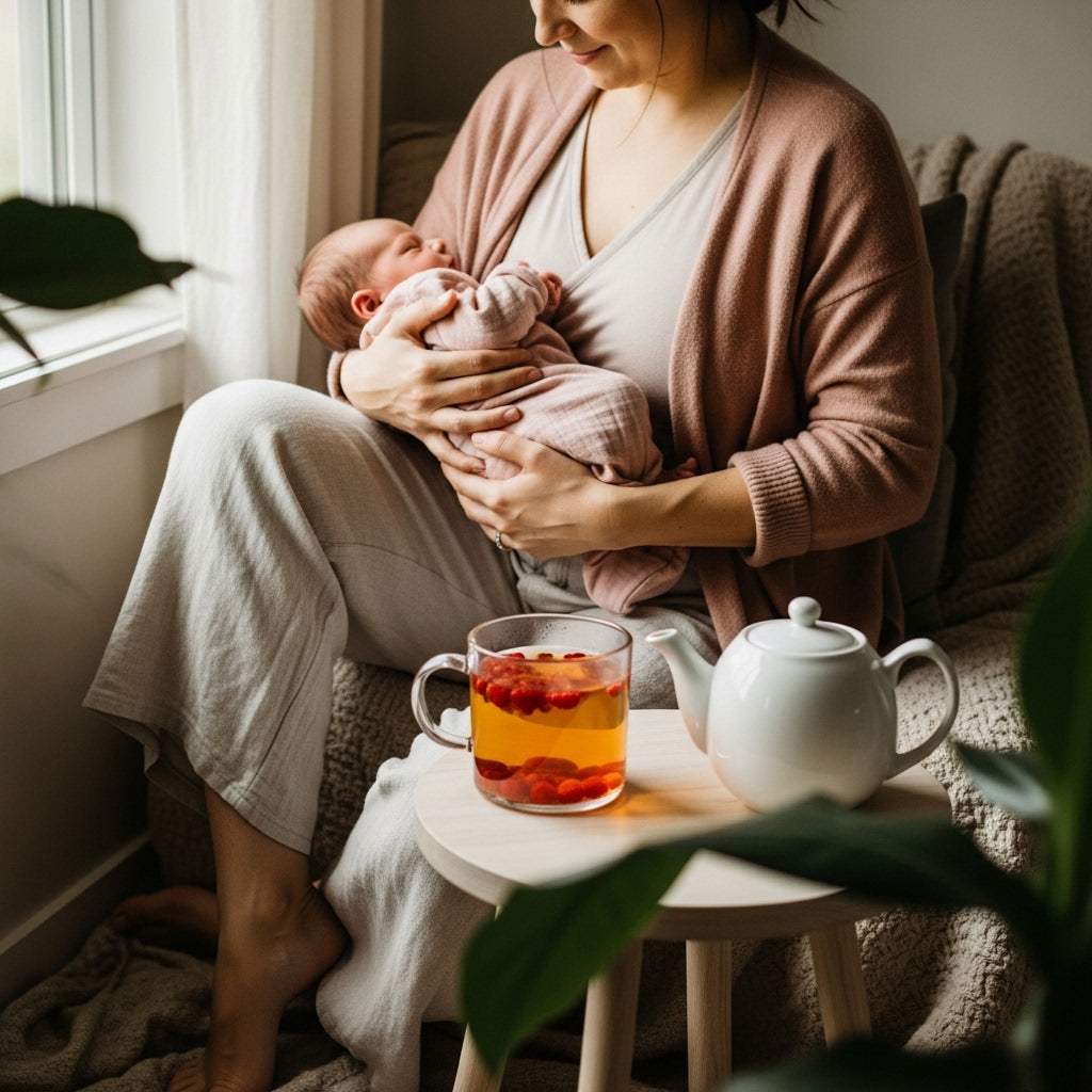 Nella Vosk Nourish Mama Lactation Tea - Berry Bliss for Postpartum & Milk Supply