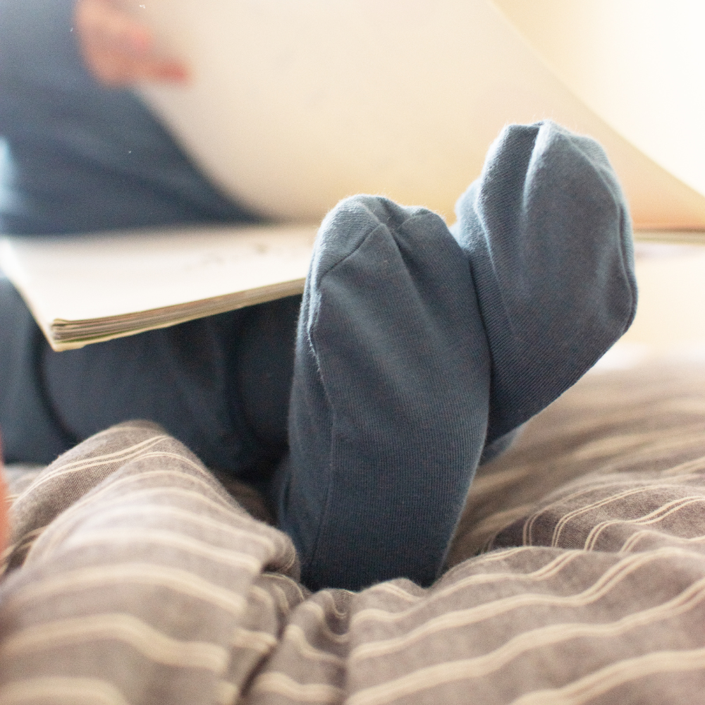 Bamboo Pants for Adults & Teens | Footed Eczema Pants for Adults & Teens